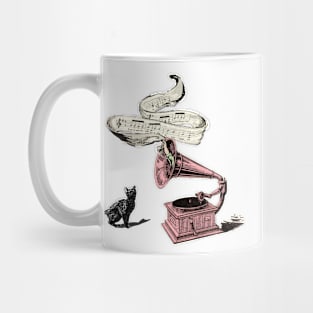 The Cat and the Song Mug